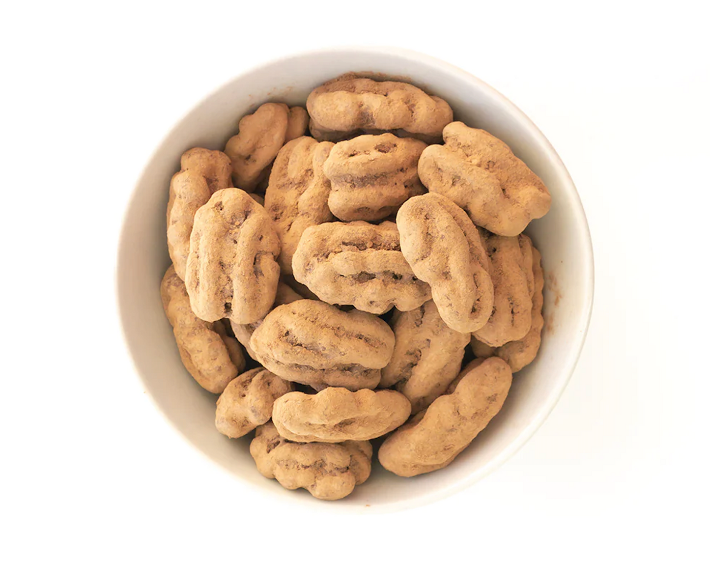 Nuez con chocolate y cocoa