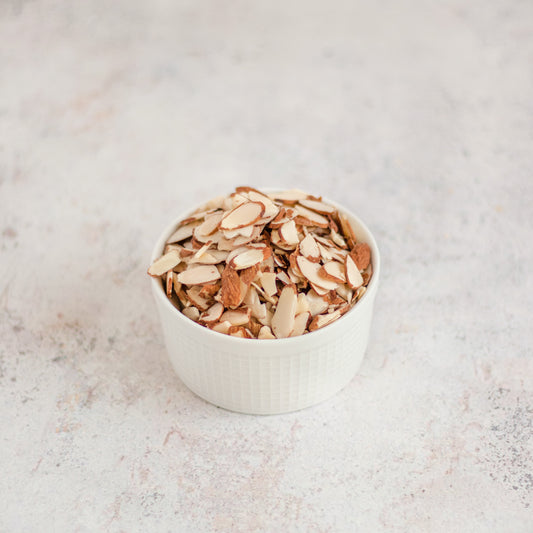 Almendra Rebanada Con cutícula